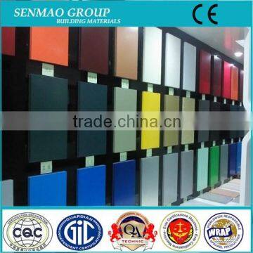 waterproof exterior wall panel wood grain finishing plastic composite exterior wall material aluminum plastic board