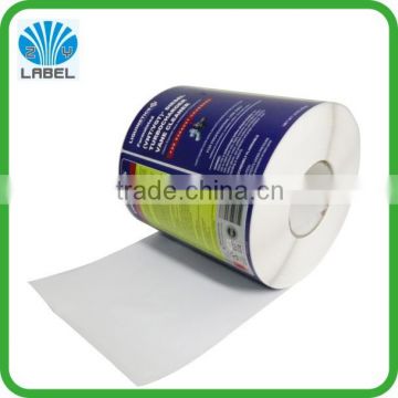 waterproof adhesive vinyl labels,color printing adhesive vinyl stickers
