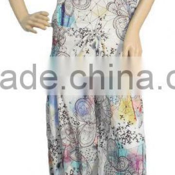 3079 Cotton Printed jumpsuitsTrouser Dresses jumpsuit Hindu Ropa beachwear cloth dress