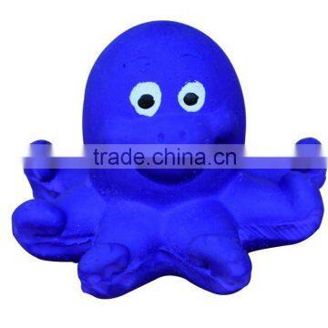 latex squeaky chew pet octopus for sale