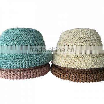 Hand-woven delicate children's straw hat