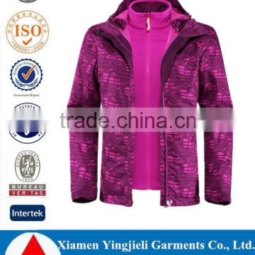 2015 high quality women Jacket outdoor 3in1 women jacket best cheap jacket