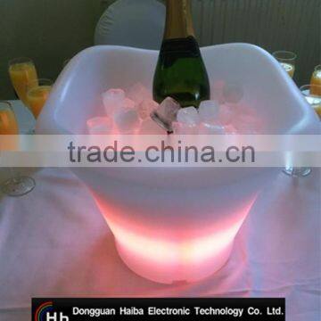 hot selling led flashing ice bucket stainless steel made in PRC