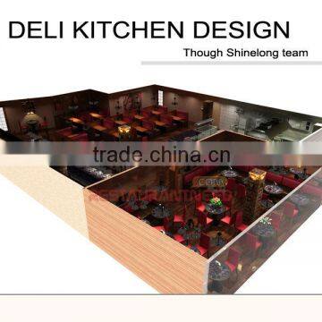 Shinelong Customized Project Deli Kitchen Design