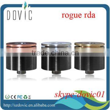 Black ss rogue atomizer clone with top quality