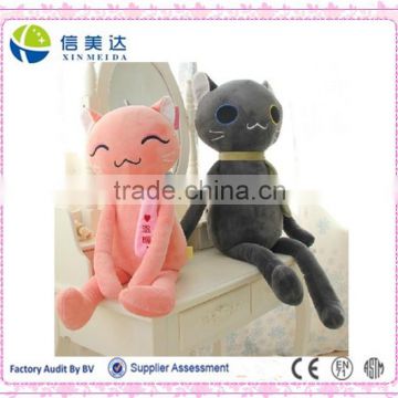 Plush cute stuffed animals cats doll with a scarf toy