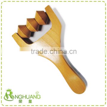 wooden massager with handle