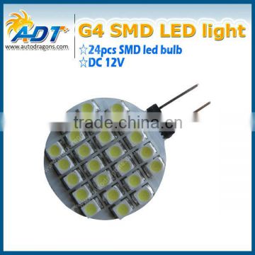 G4 24SMD auto led lighting bulbs g4 led bulb 12V ledauto bulbs