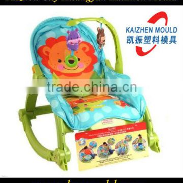 Plastic slap-up baby rocking chair with music mould