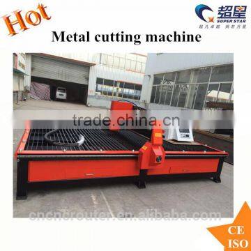 Plasma cutting machine cut metal with 45A Hyperthem plasma supply