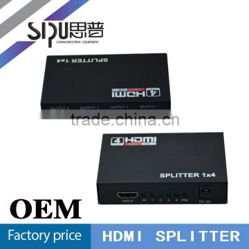 SIPU hdmi splitter 1x4 4way 1.4 for HDTV support 4k*2k