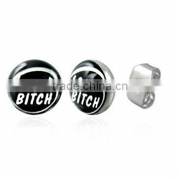 modern 100% bitch 316L stainless steel earrings jewelry body rings piercing