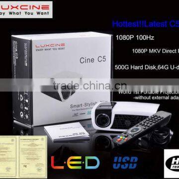 C5 1080P 100Hz Short Throw Home Projector