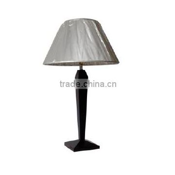 White fabric+wood Classic Table Lamp TC05-WH