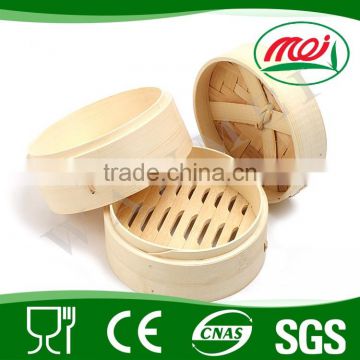 hot sell custom size bamboo one-layer steamer