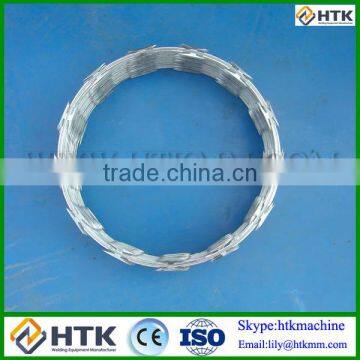 Alibaba galvanized razor barbed wire Concertina wire coil