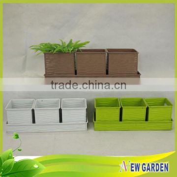 New products discount price good metal plant pot holder and flower pot