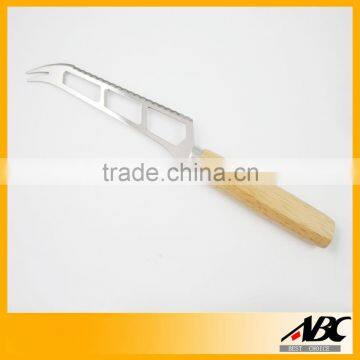 2015 Hot Selling Stainless Steel Cheese Knife With Wooden Handle