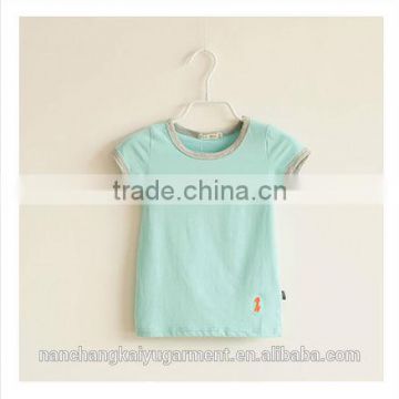 High quality wholesale cheapest Kids blank 100% cotton T shirt