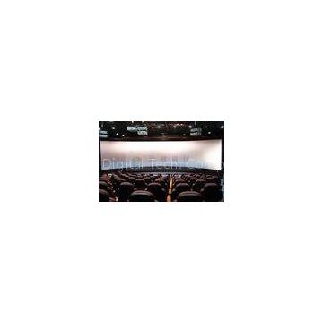 High technology 3d movie theater with Silver screens electronic system Motion chair