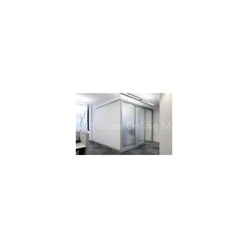 Acid Etch Frosted Tempered Glass 20mm Sound Proof For Office