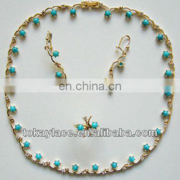 2013 new hot sale African gold jewelry set wholesale
