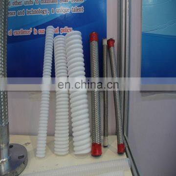 304 Stainless steel wire braided steam flexible PTFE hose