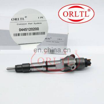 ORLTL 0 445 120 200 Auto Diesel Injector 0445120200 Injector Nozzle 0445 120 200 For Shanqi Delong Weichai WD10 612600080971