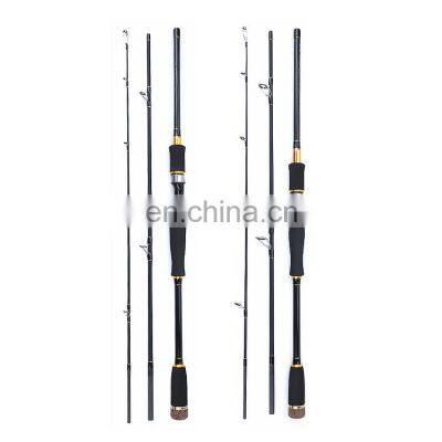 3 Segment Ultra Light 1.8 2.1 2.4 2.7 3.0m Carbon Fiber Spinning Casting Lure Fishing Rod