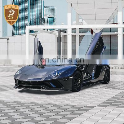 Cheap Car Accessories Front Bumper Splitters Cover Body kit For Lambo Aventador LP700 LP720 Upgrade To LP740