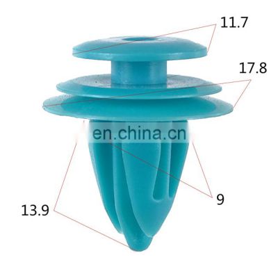 auto fastener clips, buy 100 Pcs 9mm Hole Car Plastic Rivet Door Trim Push  Clip Push-Type Bumper Fender Retainer Fastener on China Suppliers Mobile -  168426369