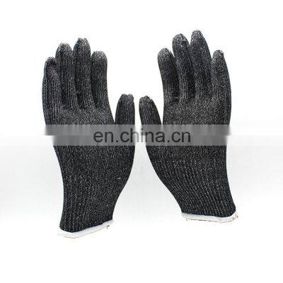 High Performance Black HPPE Level 5 Safety Kitchen Cutting Gloves