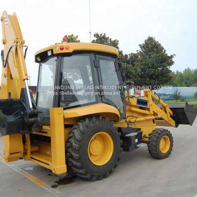 Low price mini small all terrain vehicle backhoe wheel loaders excavators for sale