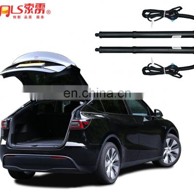 Car body kit Power tailgate lift for Tesla Model Y 2022 Automatic open cover rear door with kick sensor