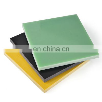 yellow / black / light green / brown color Electrical Insulation Epoxy Heat Resistance Board/Sheet and can be customized