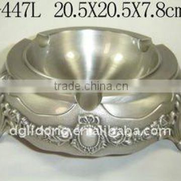 pewter-plated ashtray