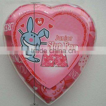 beautiful Plastic Heart-Shaped Box