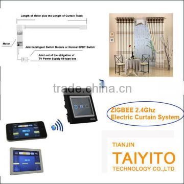 TAIYITO 2.4Ghz Zigbee Android / IOS remote control automatic Curtain