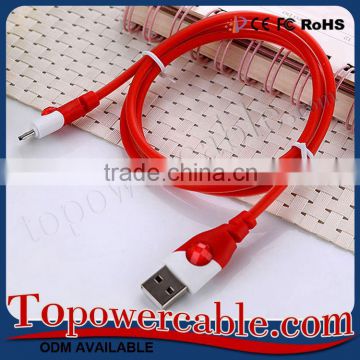 Cheap Customized Logo Micro Usb Charger Transfer Data Cables For Htc Phones