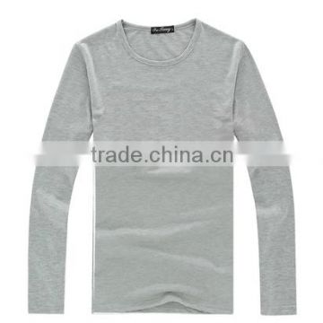 wholesale plain long sleeves t shirt made in China