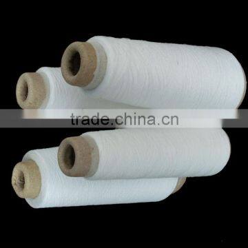 virgin 100% polyester raw white spun yarn manufacturer