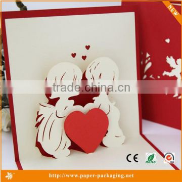 High quality handmade personalized valentine pop up cards