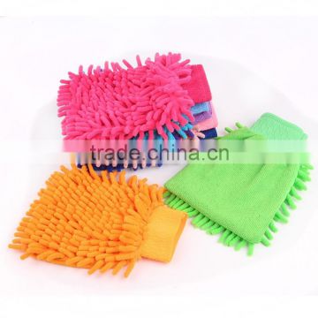 Car microfiber Cleaning chenille Glove
