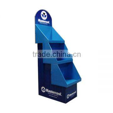 3 Tier Floor Stand Display Shelf Cardboard Display