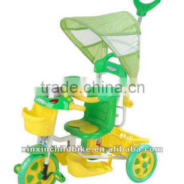 children foot and canopies tricycle
