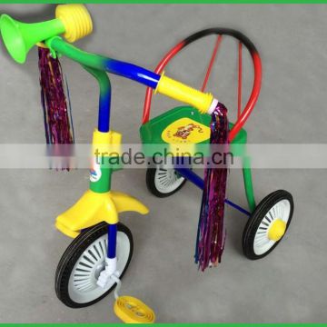 The metal tricycle with good quality baby tricycle is made of iron frame kids tricycle from specialty manufacturer of China