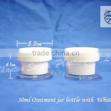 cosmetic bottles 30ml, 30g acrylic cosmetic jar, 30ml acrylic jar