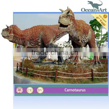 Amusement equipment fiberglass dinosaur statue