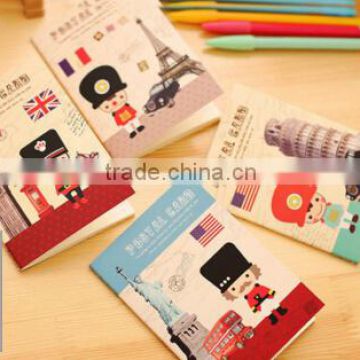 South Korea pocket notepad saddle stitching book Little diary pn6426