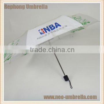 21'' folding promotional umbrella with company logo from China